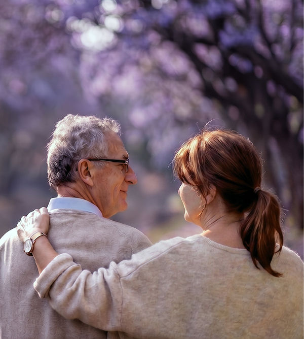 a daughter with her father