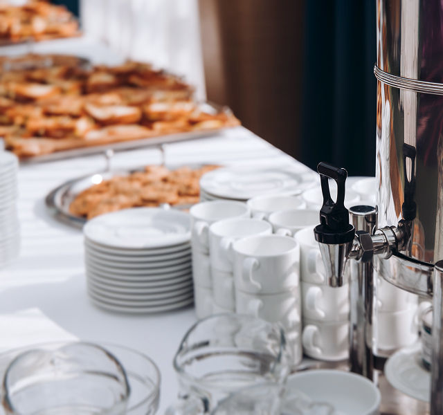 food on table