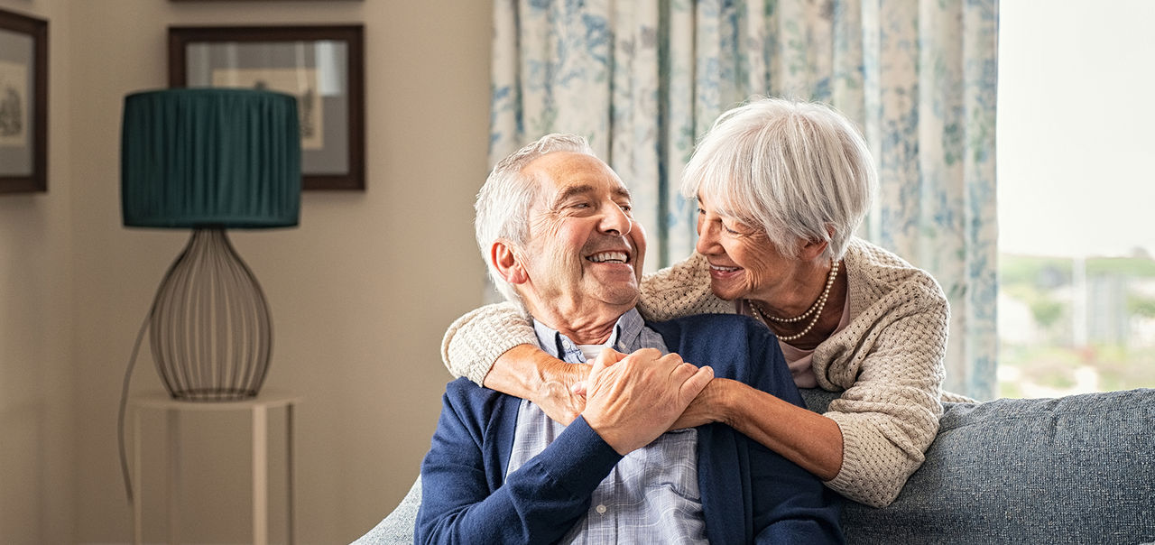 two people hugging